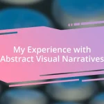 My Experience with Abstract Visual Narratives