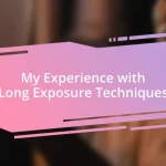 My Experience with Long Exposure Techniques